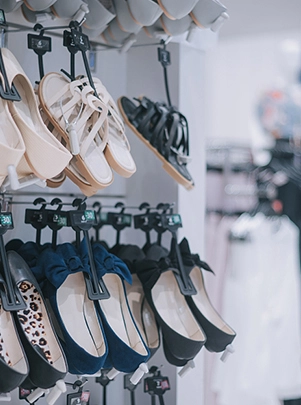 신발 보안 태그 적용